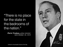 60 Famous Quotes by PIERRE TRUDEAU - Page 2 | inspiringquotes.us
