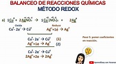 BALANCEO METODO REDOX. 1era. Parte. FÁCIL. - YouTube