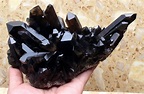 Aliexpress.com : Buy 1000g Clear Natural Beautiful Black QUARTZ Crystal ...