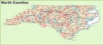 Free Printable North Carolina Map