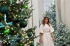 Photos: Melania Trump goes with classic, traditional Christmas decor ...