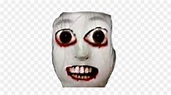 Scary Face Transparent Version - Roblox Scary Roblox Decal Png,Horror ...