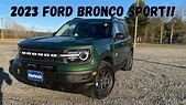 2023 Ford Bronco Sport Big Bend: Eruption Green!! #bronco #broncosport ...