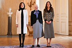 Kate Middleton Meets with Denmark's Queen Margrethe and Princess Mary