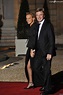 Christine Ockrent et Bernard Kouchner, palais de l'Élysée, à Paris, le ...