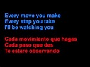 The Police - Every breath you take - Letra en español y en inglés en la ...