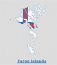 Faroe Islands National Flag Map Design, Illustration Of Faroe Islands ...