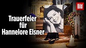 Trauerfeier in München | Großer Abschied von Hannelore Elsner (†76 ...