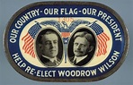 United States presidential election of 1916 | Woodrow Wilson & Charles ...