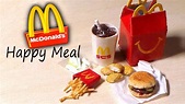 Miniature Happy Meal - McDonald's Inspired Polymer Clay Tutorial - YouTube