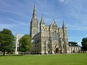 Salisbury Cathedral, Built in The Style of Early English Gothic ...