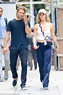 Nina Agdal flashes her abs with new beau in NYC | Daily Mail Online