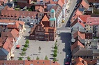 Luftaufnahme Wittstock/Dosse - Altstadtbereich und Innenstadtzentrum ...