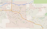 Redlands California Karte - Vereinigte Staaten
