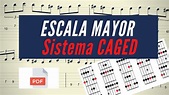 📌 La ESCALA MAYOR: Sistema CAGED y PATRONES MELÓDICOS - PDF Gratis 🆓 ...