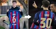 Confirmed: No More No. 6 - Gavi Returns to Wear Number 30 at Barcelona ...