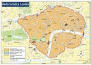 Harta Londra London Tube Map, London Map, London City, Travel Maps, Uk ...