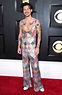 Harry Styles Wears Sparkly Rainbow Jumpsuit on 2023 Grammys Red Carpet