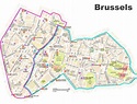 Map of Brussels - Brussels map pdf (Belgium)