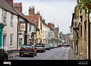 The High Street in the Somerset town of Bruton UK Stock Photo - Alamy