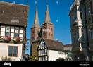 Altes Rathaus & St. Kilian's Kirche, Höxter, NRW, Deutschland ...