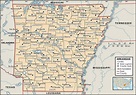 County Map Of Arkansas With Cities - Palm Beach Map