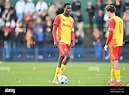 Kenny M'Bala (4) of RC Lens and Anthony Bermont (11) of RC Lens ...