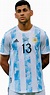 Cristian Romero Argentina football render - FootyRenders