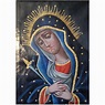 Spanisch-amerikanische Volkskunst Madonna, Gemälde, Mutter Dolorosa, 19 ...