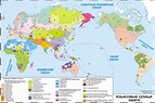 World Map of Language Families by Yuri Koryakov 2012 : r/LinguisticMaps