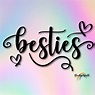 Besties svg pdf png dxf eps png files instant download | Etsy