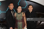 Actor Charles Heung , his wife Tiffany Chan and his son Jacky Heung ...