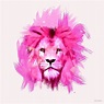 pink lion - Google Search | Lion poster, Lion canvas, Lion art