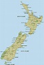 La mappa della nuova zelanda - Nuova zelanda mappa completa (Australia ...