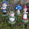 Gnomeo and Juliet gnomes | Gnome garden, Amazing gardens, Decorative ...