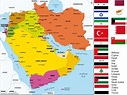 List of Countries in Middle East – Countryaah.com