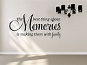 Orange Reel Wall Stickers - Memories | Family quotes, Wall phrases ...