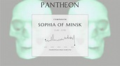 Sophia of Minsk Biography - Queen consort of Denmark | Pantheon