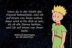 Zitat: Wenn du in der Nacht den Himmel betrachtest – Antoine de Saint ...