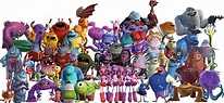 Characters of Monsters Inc. : r/Pixar