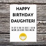 Daughter birthday card funny birthday card funny happy | Etsy
