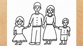 Family portrait - Three people pencil drawing. - royalzig.com