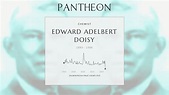 Edward Adelbert Doisy Biography - American biochemist | Pantheon