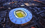 Stade de France, night, PSG stadium, aerial view, FFF stadium, R ...