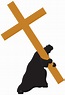 Jesús cargando la cruz 1194362 PNG