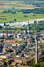 Luftbild Wesel - Fernmeldeturm und Fernsehturm im Ortsteil Blumenkamp ...