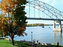 Hastings, Minnesota on the Mississippi River just south of St. Paul ...