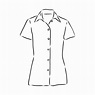 shirt blouse vector sketch 8686326 Vector Art at Vecteezy