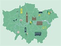 Map Of London Boroughs And Towns - Map