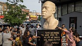 George Floyd statues unveiled as cities celebrate Juneteenth - CNN